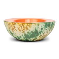 A Set of Twelve Porcelain Melon Bowls by Ed E. Langbein