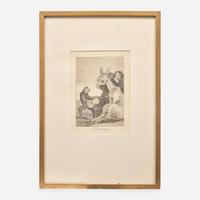 Francisco Goya (Spanish, 1746–1828) Que se la Llevaron (Plate 8 from 'Los Caprichos'); together with 5 other works