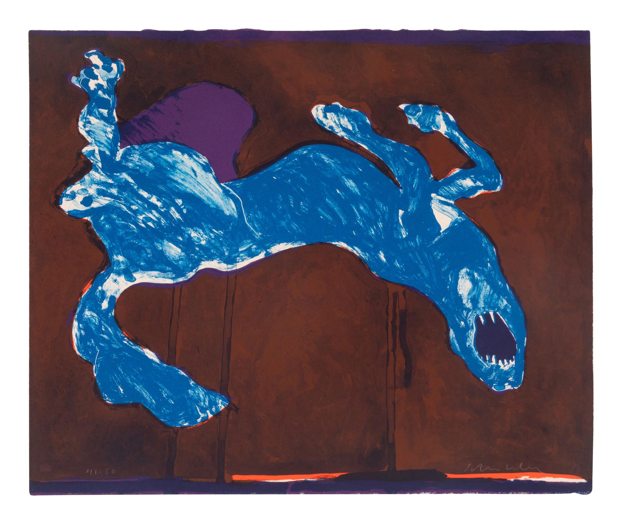 Three Works: Taos Dog Under the Bench , edition 8/30; Voyeur Dog , edition 41/75; Roll Over Old Blue (State II), edition 41/50