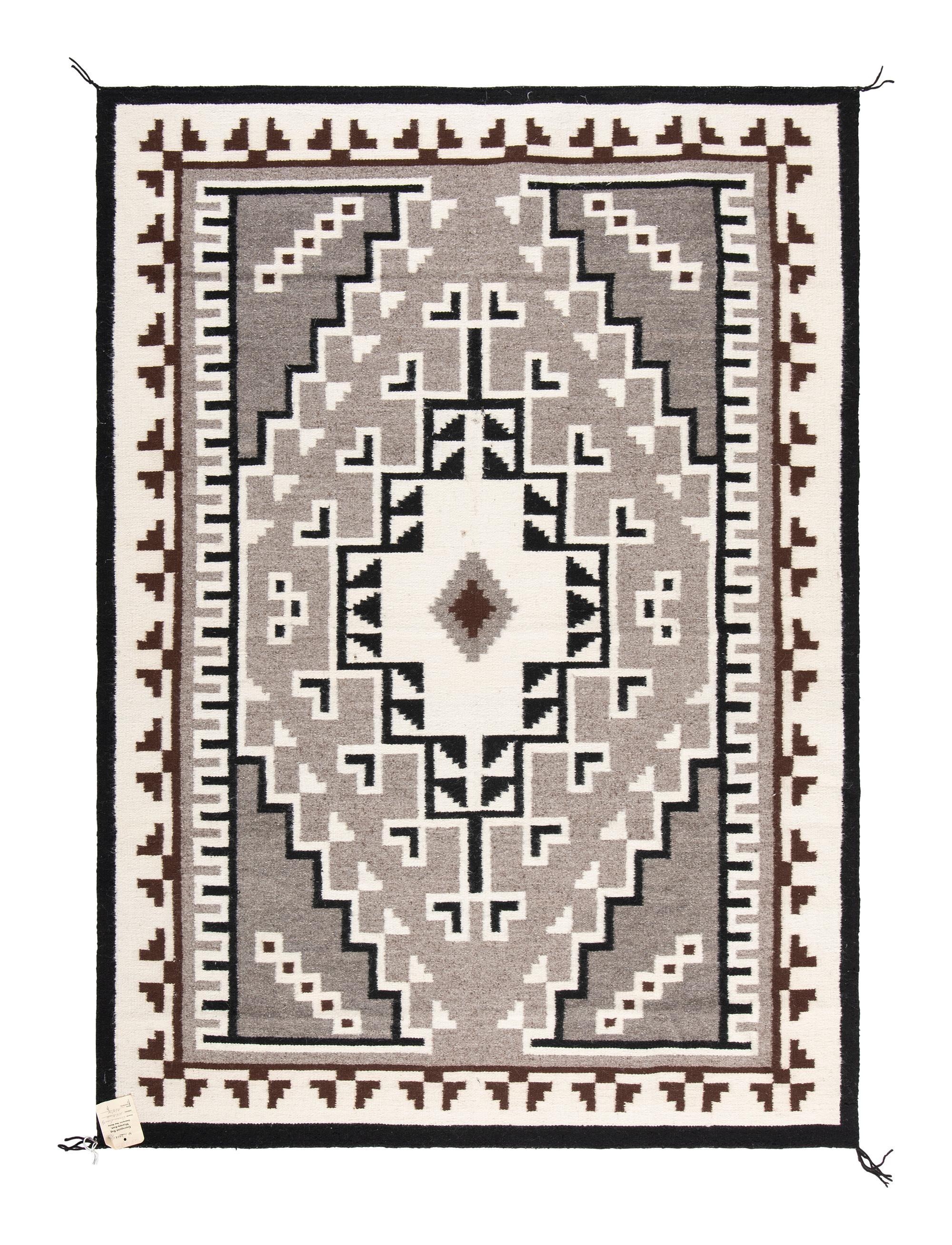 Navajo Two Grey Hills Weaving / Rug