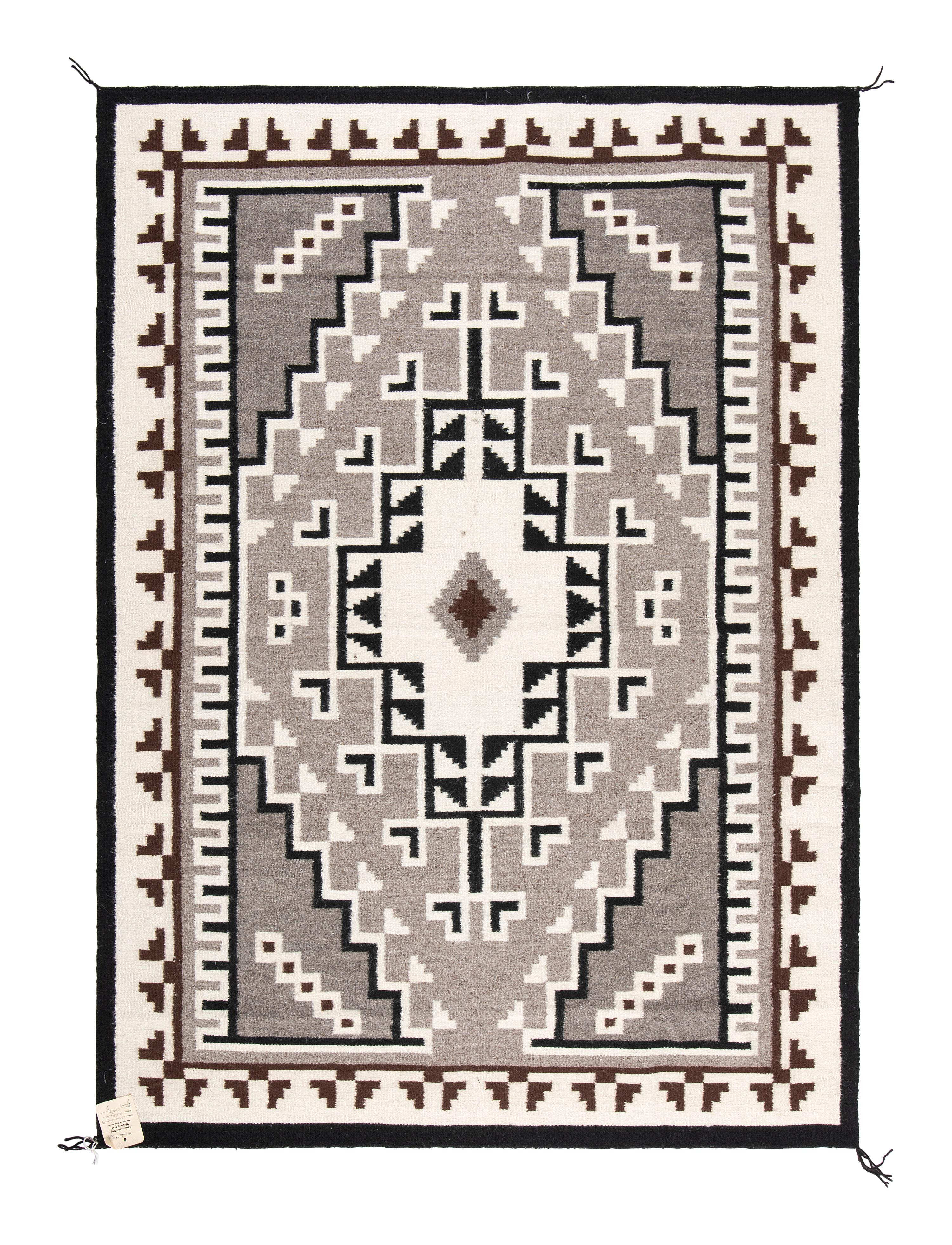 Navajo Two Grey Hills Weaving / Rug