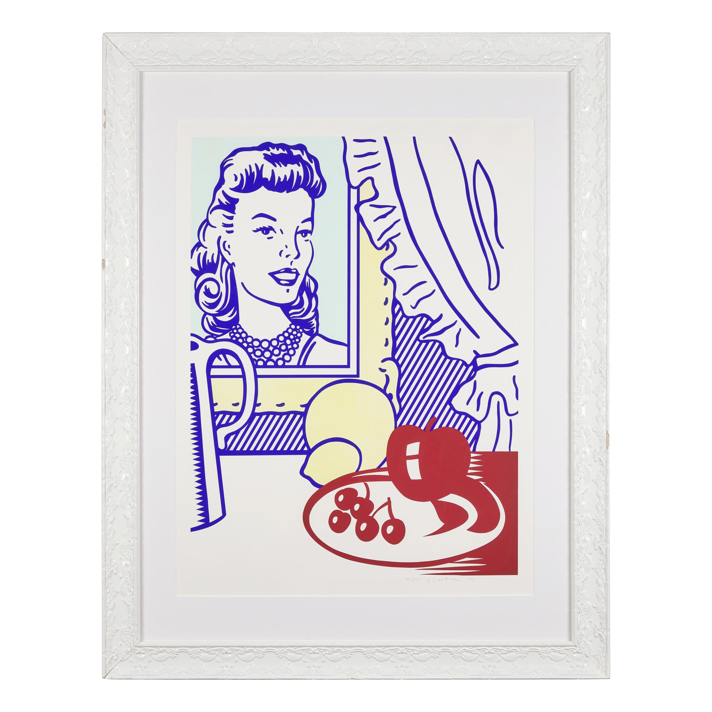 Roy Lichtenstein (American, 1923-1997) — Still Life with Portrait, 1974
