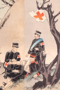Toshiaki Nakazawa (1864-1921), Yousai Nobukazu (1872-1944) and Three Others