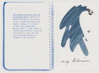 Untitled, Ex Libris for Printed Matter, Thrown Ink Bottle With Fly