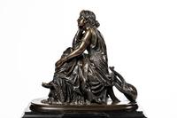 A French Bronze Mantel Clock
