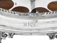 A George III Silver Cruet Caddy