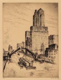 Anton Schutz (German/American, 1894-1977) — Five Etchings