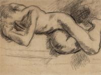 Reclining Male Nude , 1922