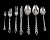 An American Silver Flatware Service