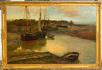 James Lee Bilbie, (British, 1860-1945), Boats