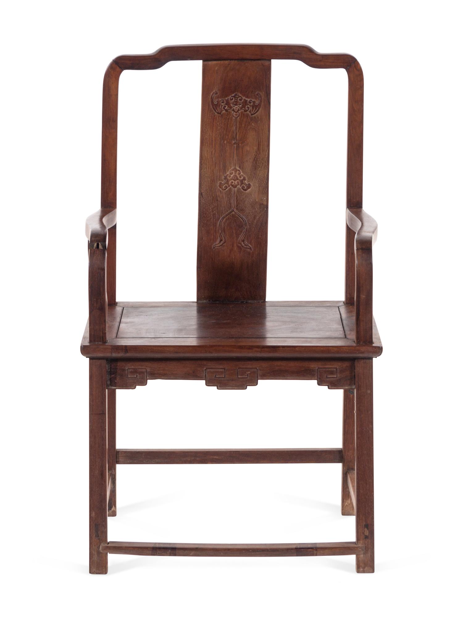 A Chinese Hardwood Armchair