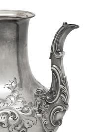 A Victorian Silver Coffee Pot