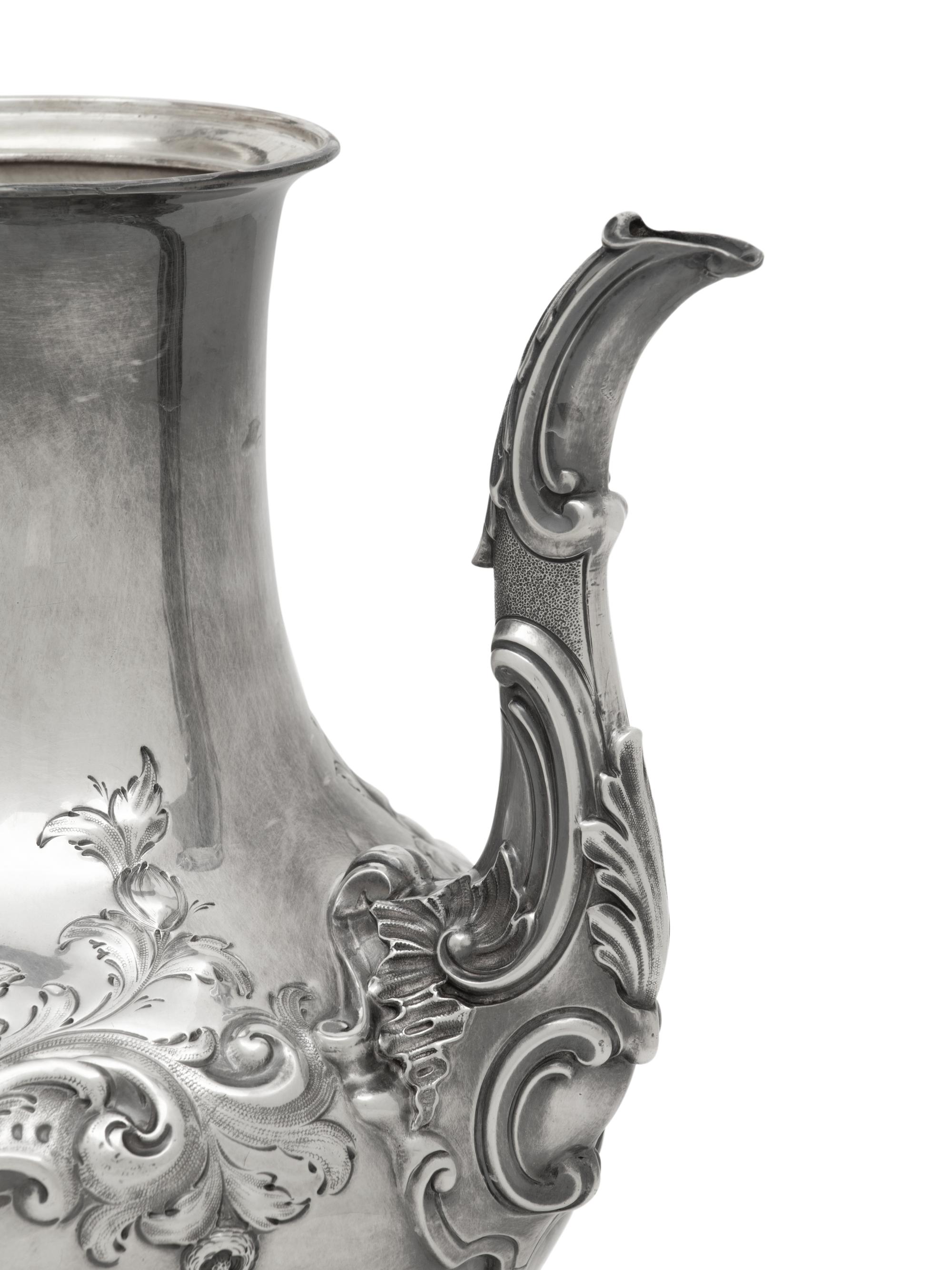 A Victorian Silver Coffee Pot
