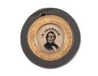[LINCOLN, Abraham (1809-1865)]. Abraham Lincoln and Andrew Johnson campaign ferrotype. 1864.