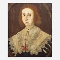 English School 17th century, Portrait of a Lady