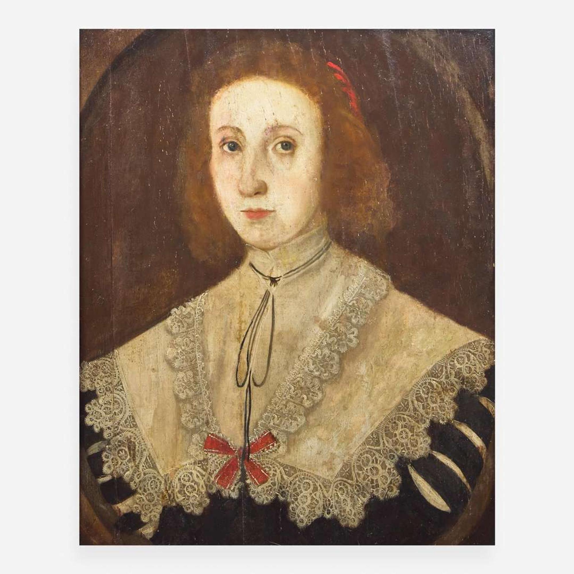 English School 17th century, Portrait of a Lady