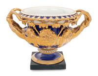 An English Porcelain Model of the Warwick Vase