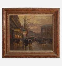 Edouard Léon Cortès (French, 1882–1969) Boulevard de la Madeleine, Aux Trois Quartiers