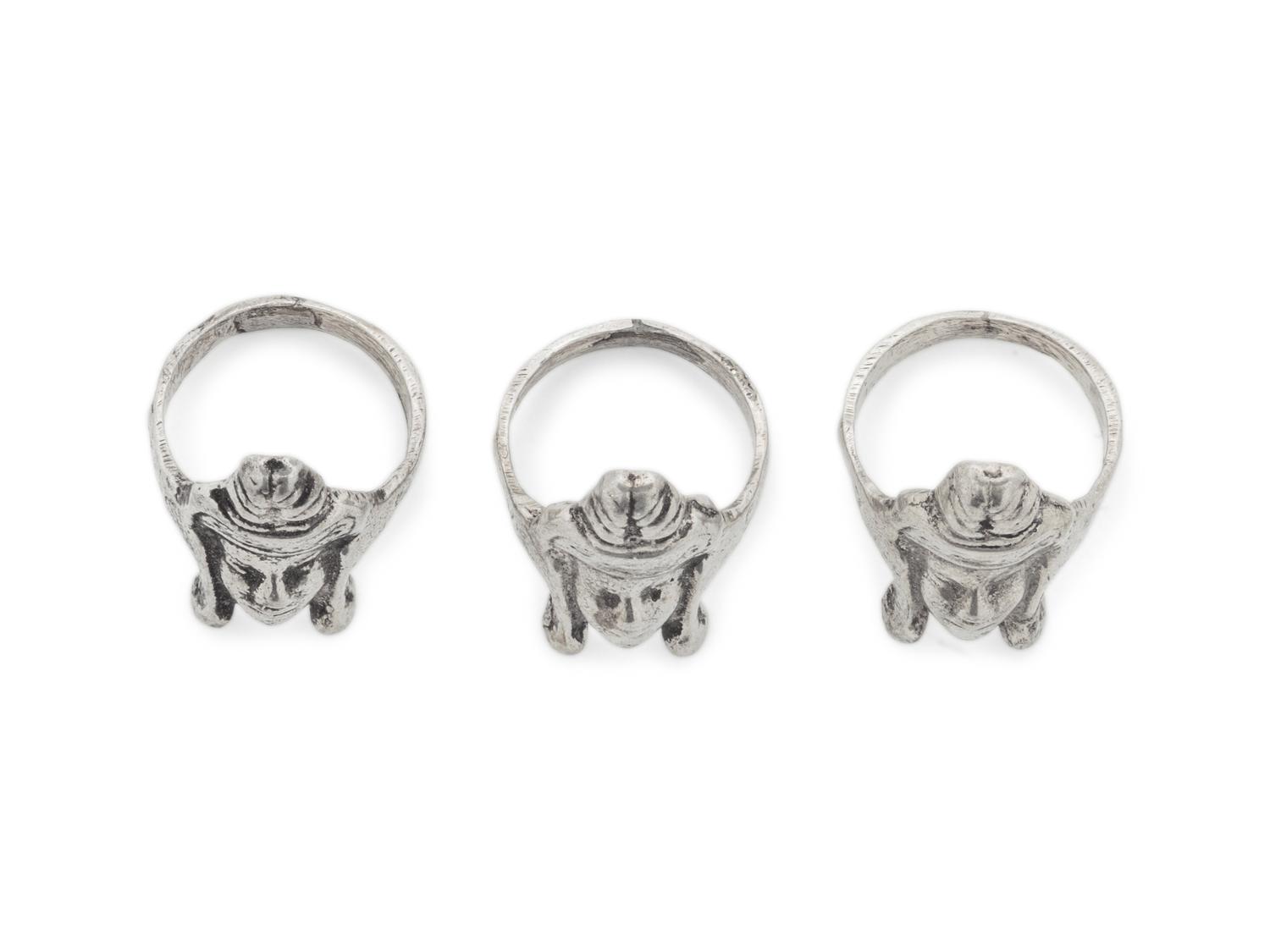 Three Chinese Silver Rings