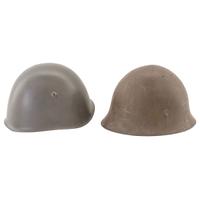 WWII Japanese Type 90 and Italian M33 Helmets