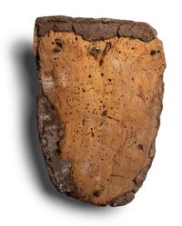 An Egyptian Painted Wood Mummy Mask