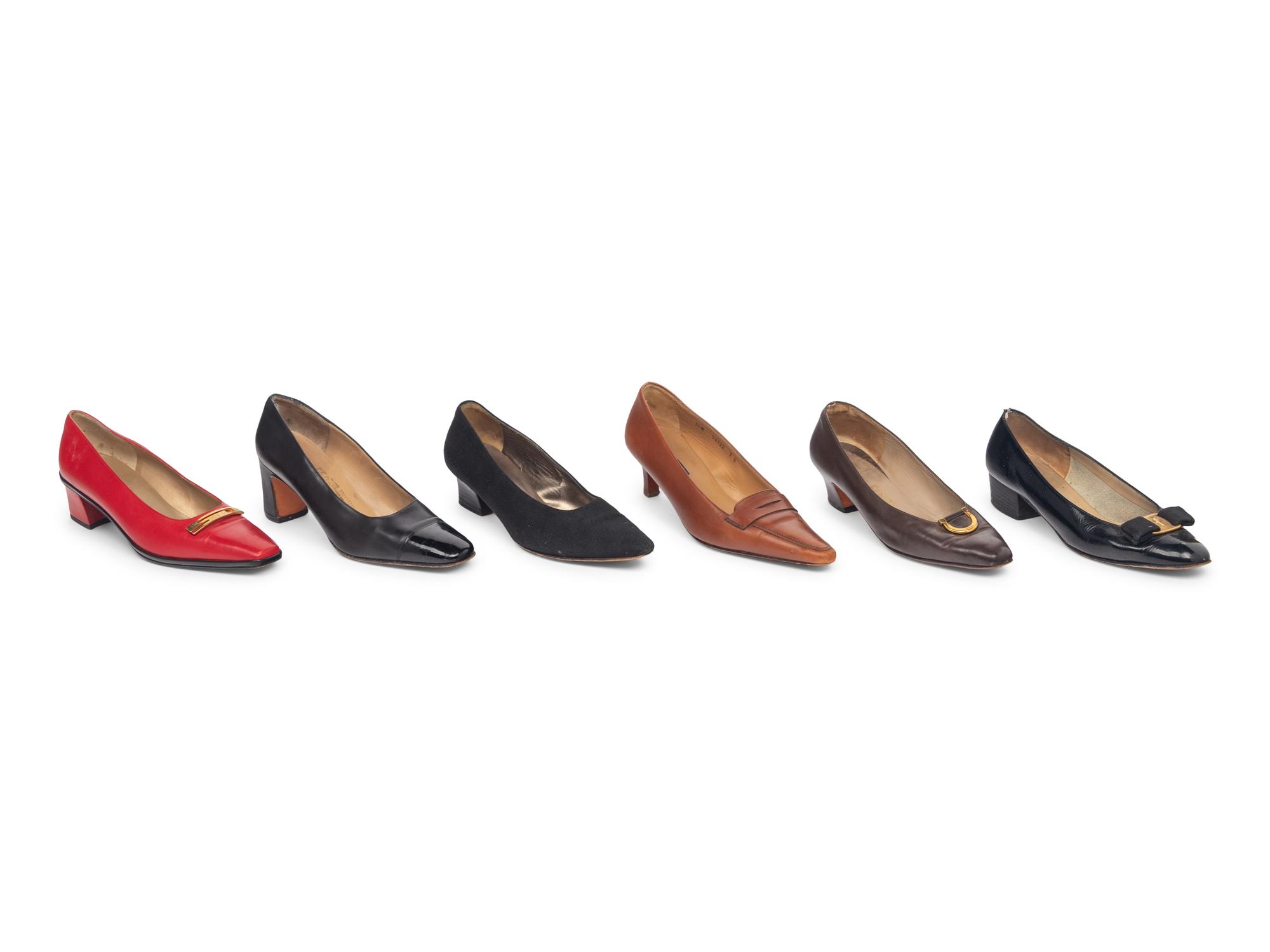 Six Pairs of Designer Pumps
