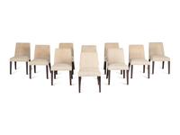 A Set of Ten Contemporary Dining Chairs