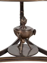 A Neoclassical Style Bronze and Marble Guéridon