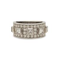 Platinum and Diamond Ring