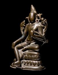 A Indian Bronze Figure of Padmapani