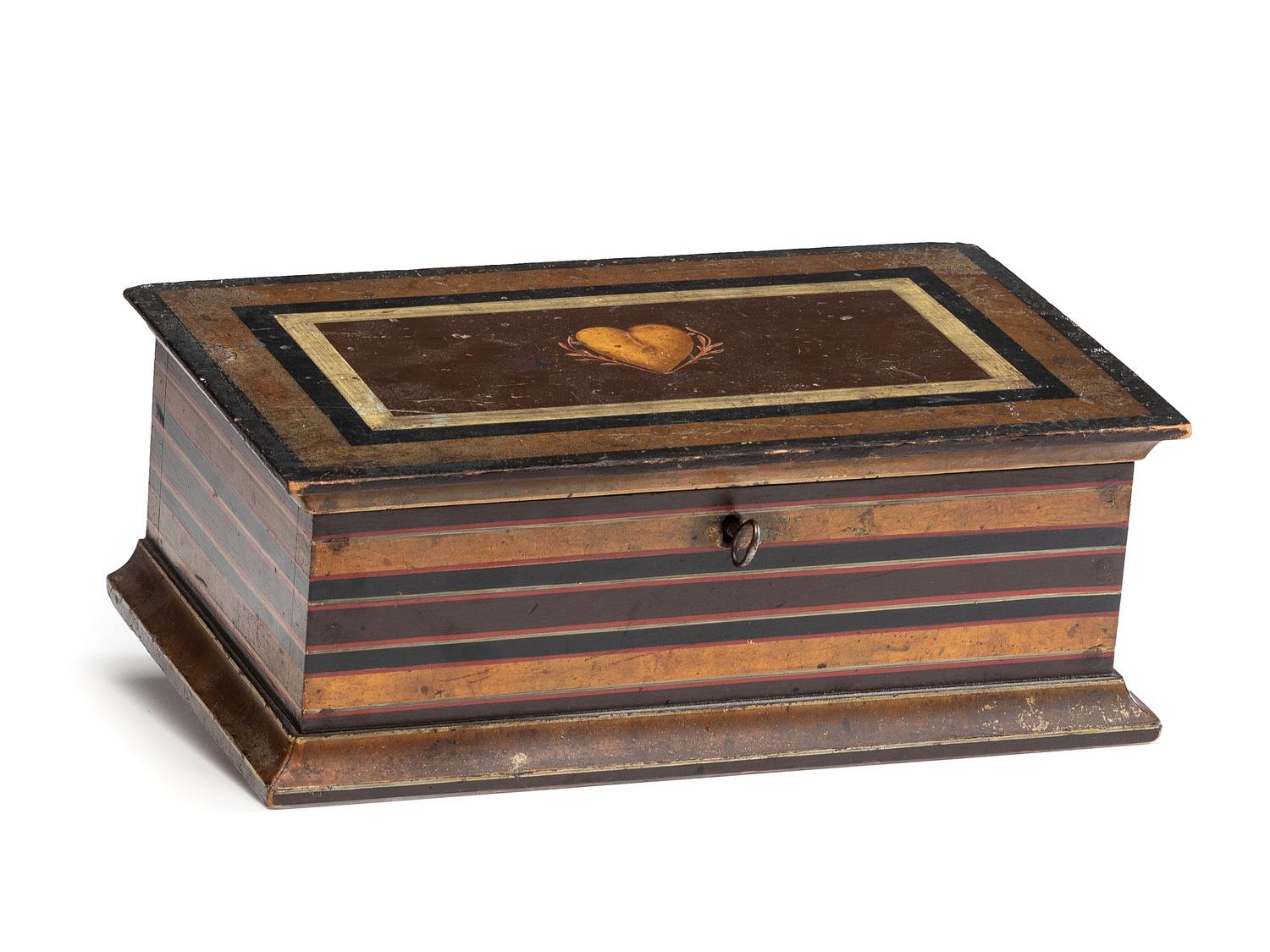 Two Paint-Decorated Boxes