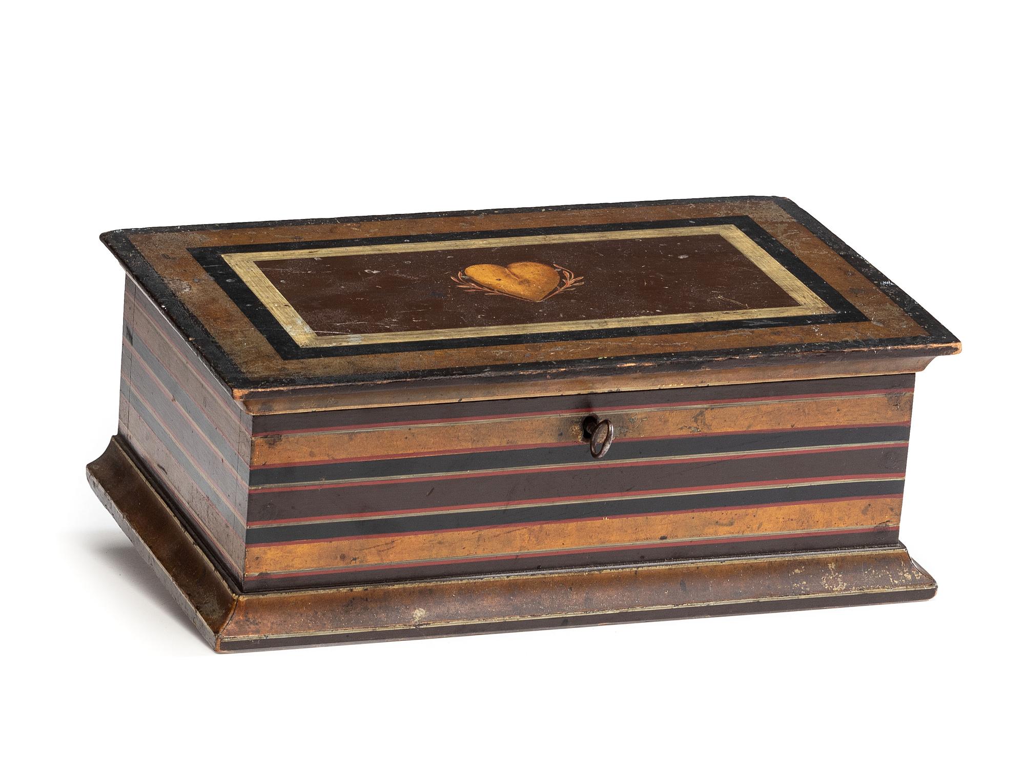 Two Paint-Decorated Boxes