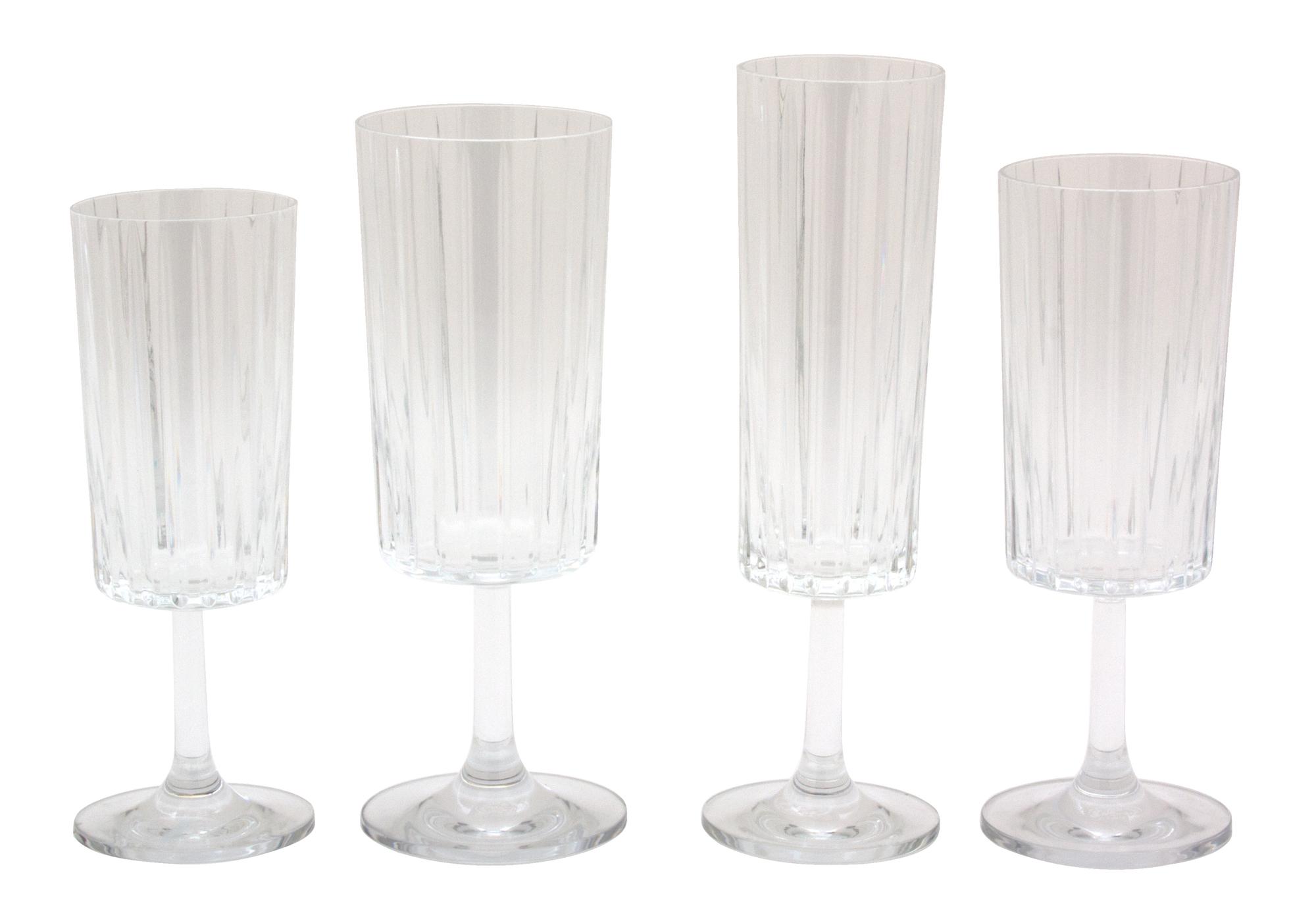 A Partial Baccarat Stemware Service Height of tallest 7 5/8 inches. — 20TH CENTURY