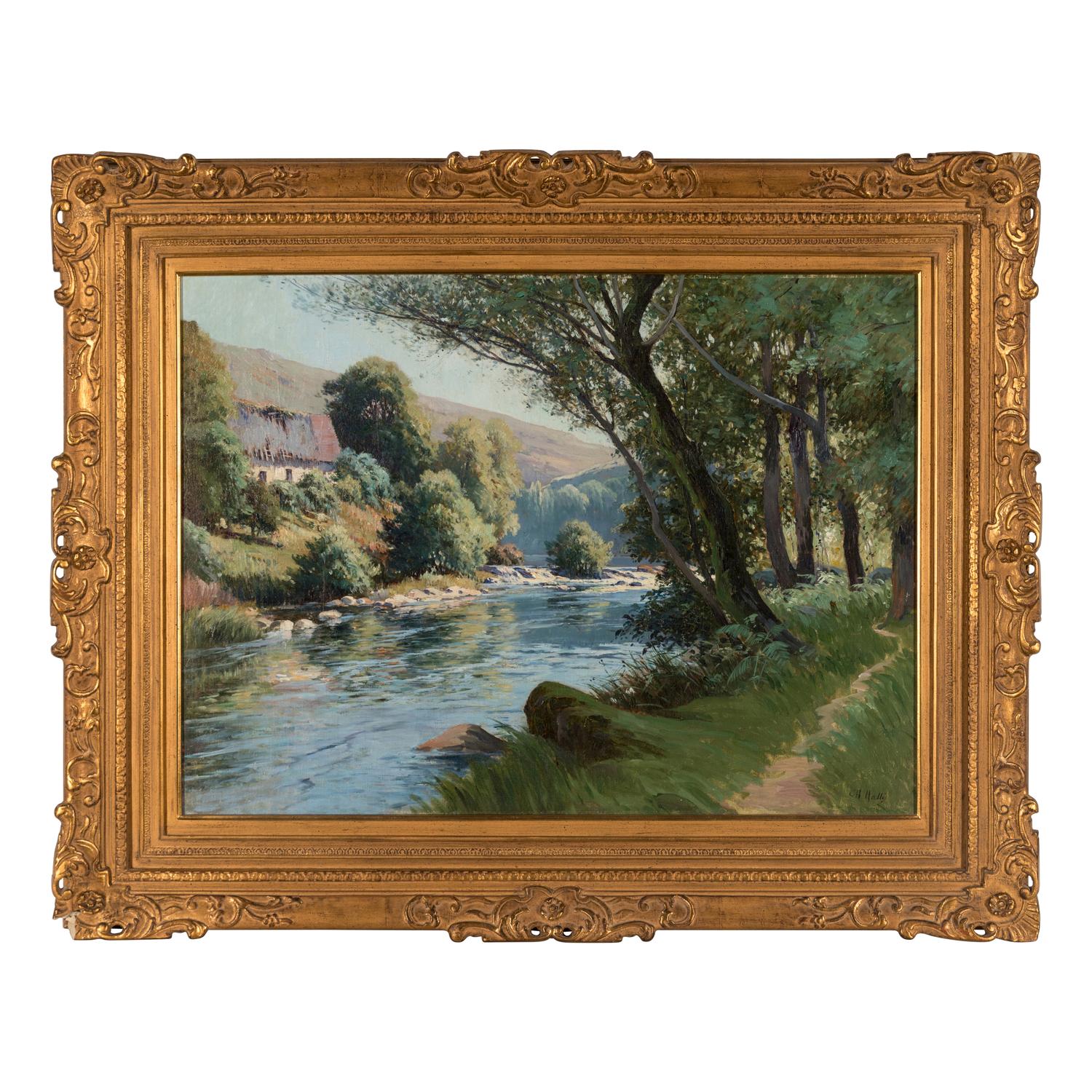 Charles Halle (French, 19th Century) — Vallée du Cousin