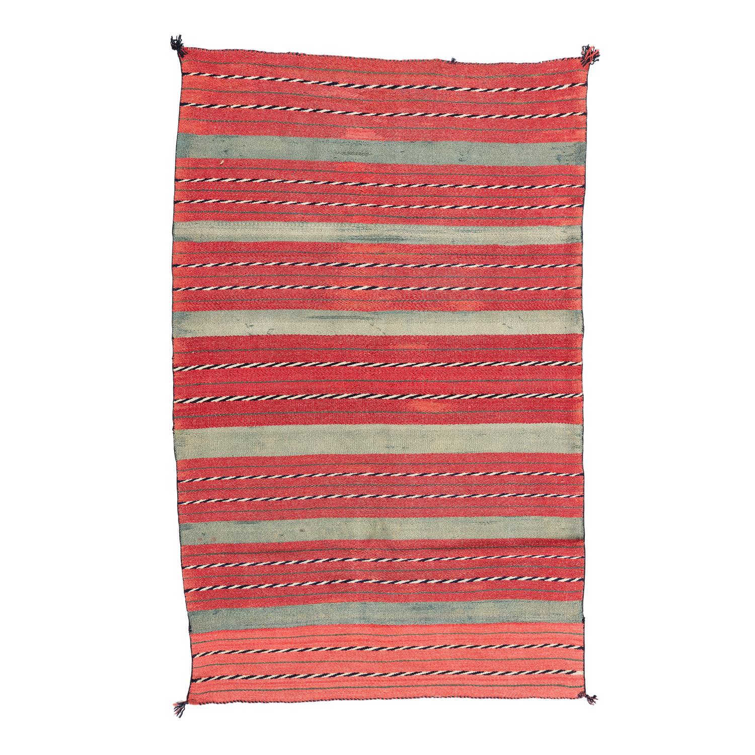 Navajo Diagonal Twill Double Saddle Blankets / Rugs