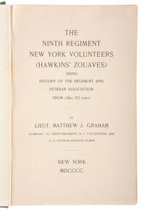 [HAWKINS' ZOUAVES] - [JARDINE, EDWARD (1828-1893)]. Photographs and personal items attributed to Brevet Brigadier General Edward Jardine, 9th New York Infantry Regiment, comprising: