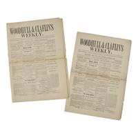[Women's Rights] Group of 2 Issues of Woodhull & Claflin's Weekly, one of the First American Newspapers Published by Women