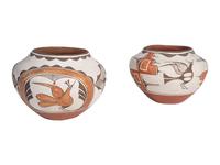 Polychrome Pottery Jars