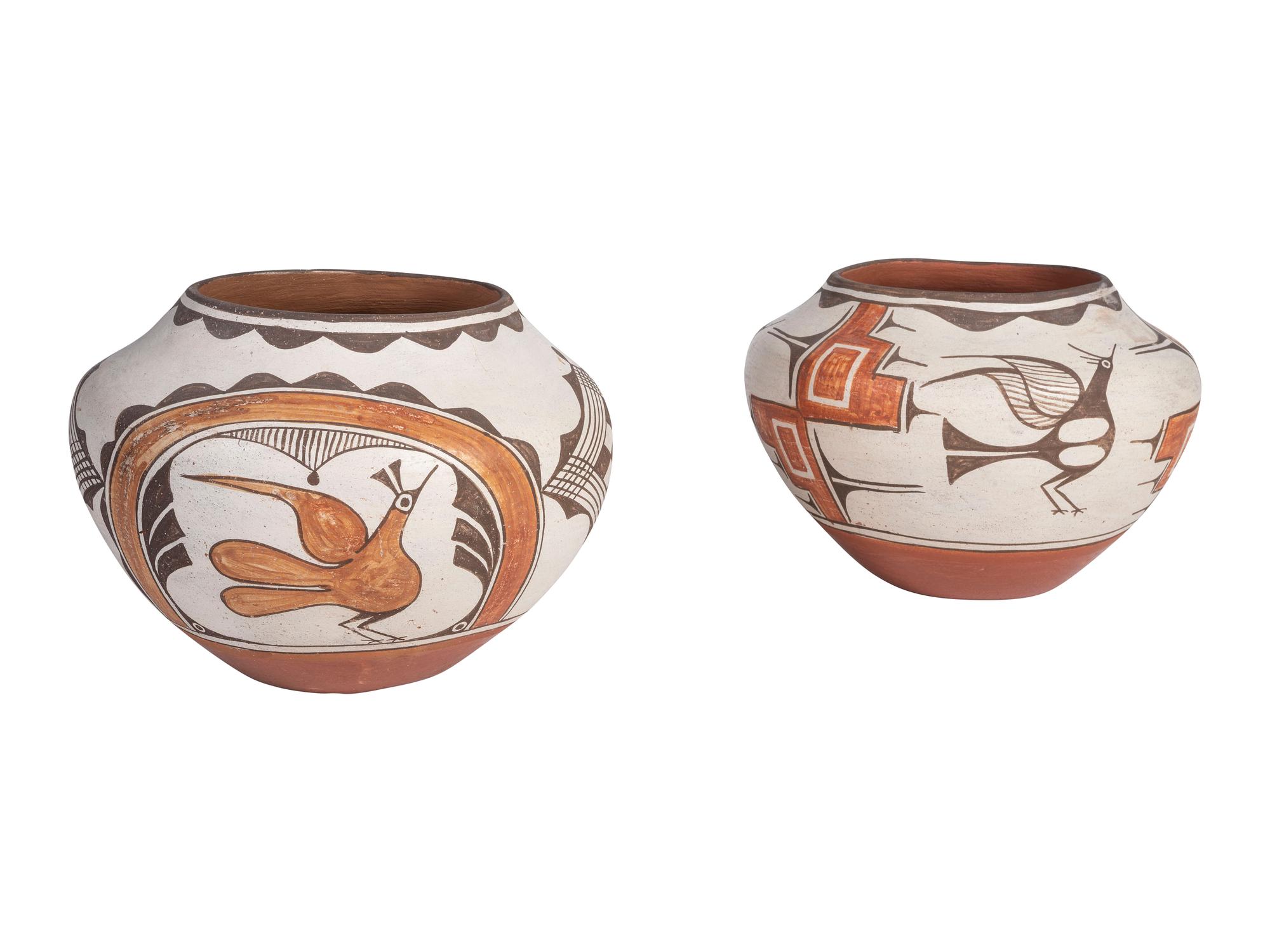 Polychrome Pottery Jars