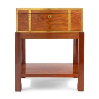 An English Writing Box on Stand