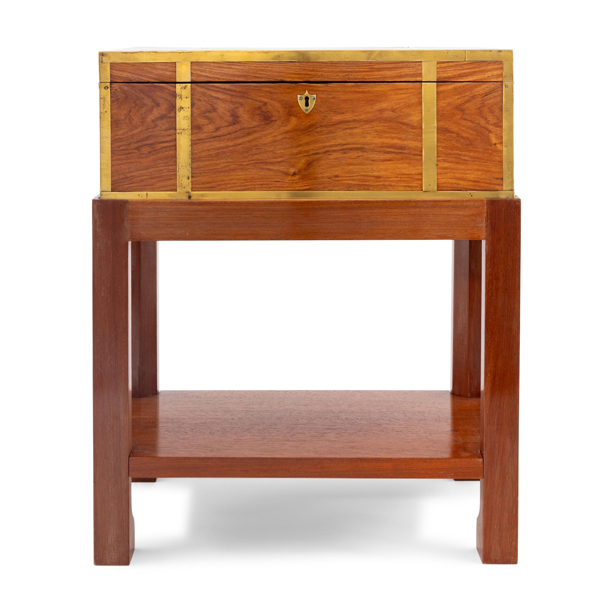 An English Writing Box on Stand