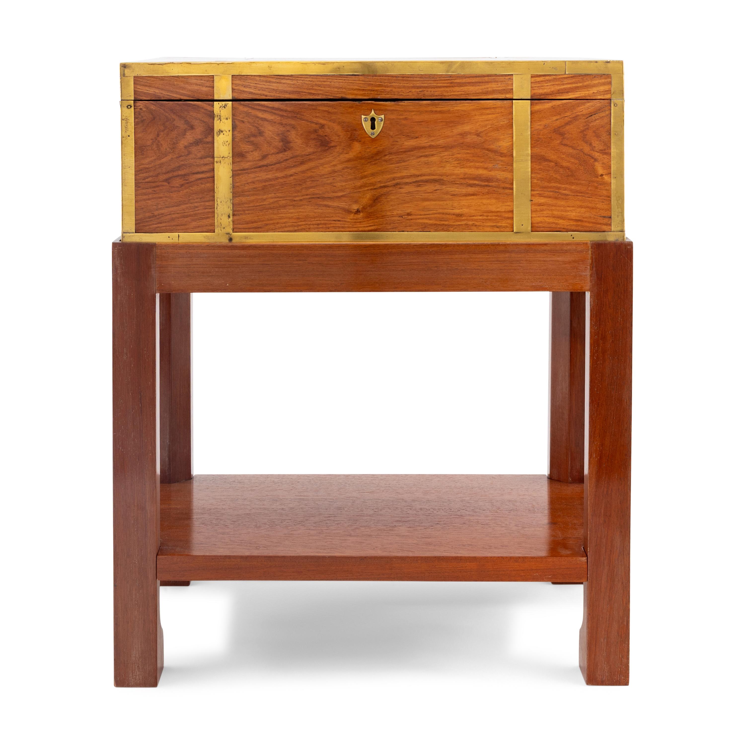An English Writing Box on Stand