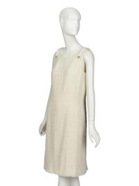 CHANEL, SLEEVELESS TWEED DRESS