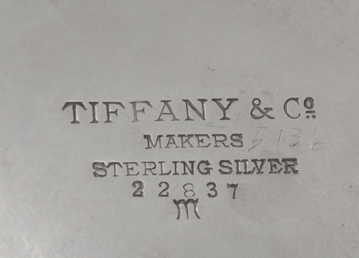An American Silver Two-Handled Bowl, Tiffany & Co., New York, NY, 1940, of circular form, the rim having applied flat handles cast with