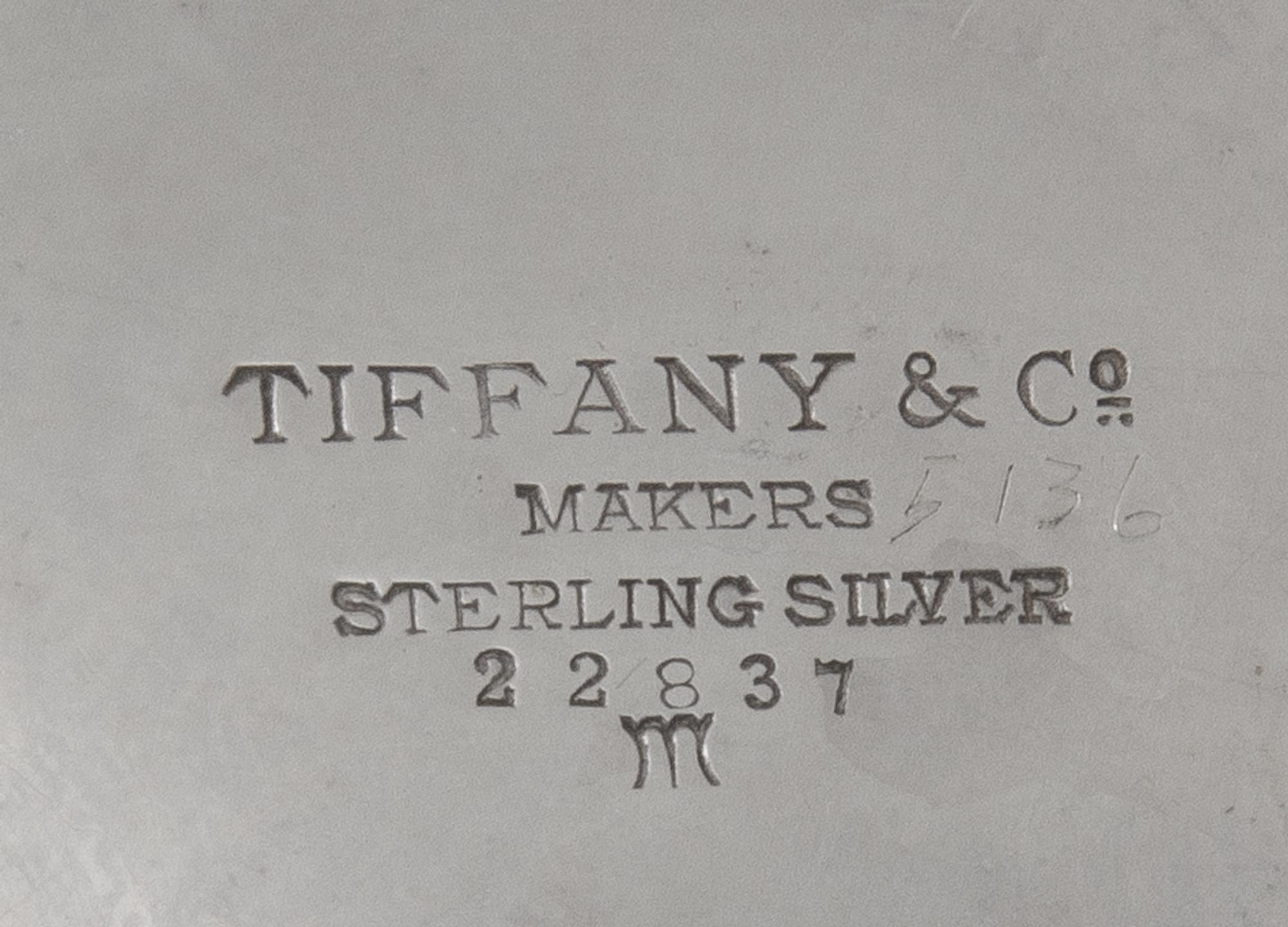 An American Silver Two-Handled Bowl, Tiffany & Co., New York, NY, 1940, of circular form, the rim having applied flat handles cast with