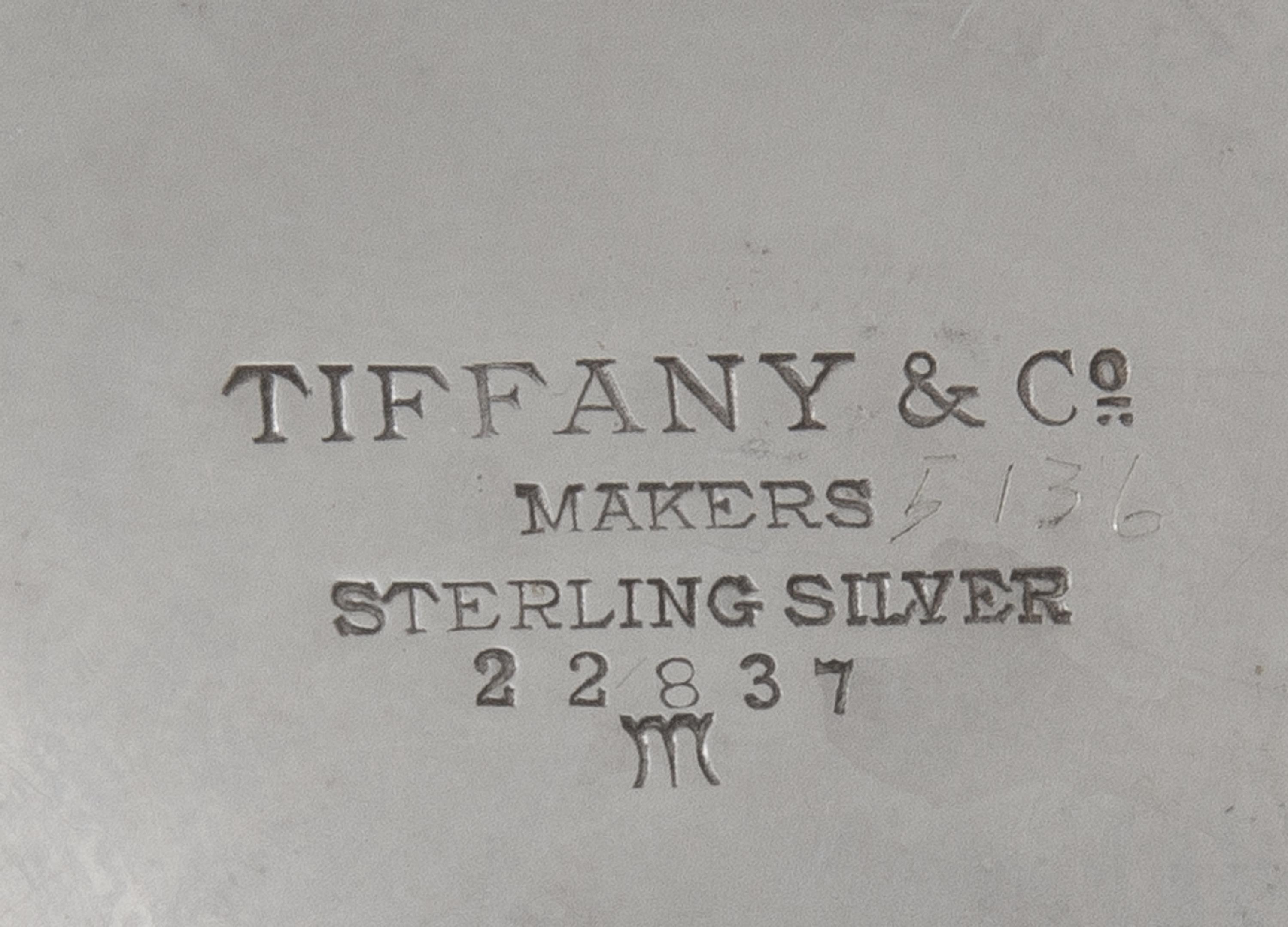 An American Silver Two-Handled Bowl, Tiffany & Co., New York, NY, 1940, of circular form, the rim having applied flat handles cast with