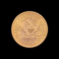 A 1902-S Liberty Head $5 Gold Coin