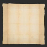 [LINCOLN ASSASSINATION]. A handkerchief carried by President Abraham Lincoln at Ford's Theatre on the night of his assassination, 14 April 1865.
