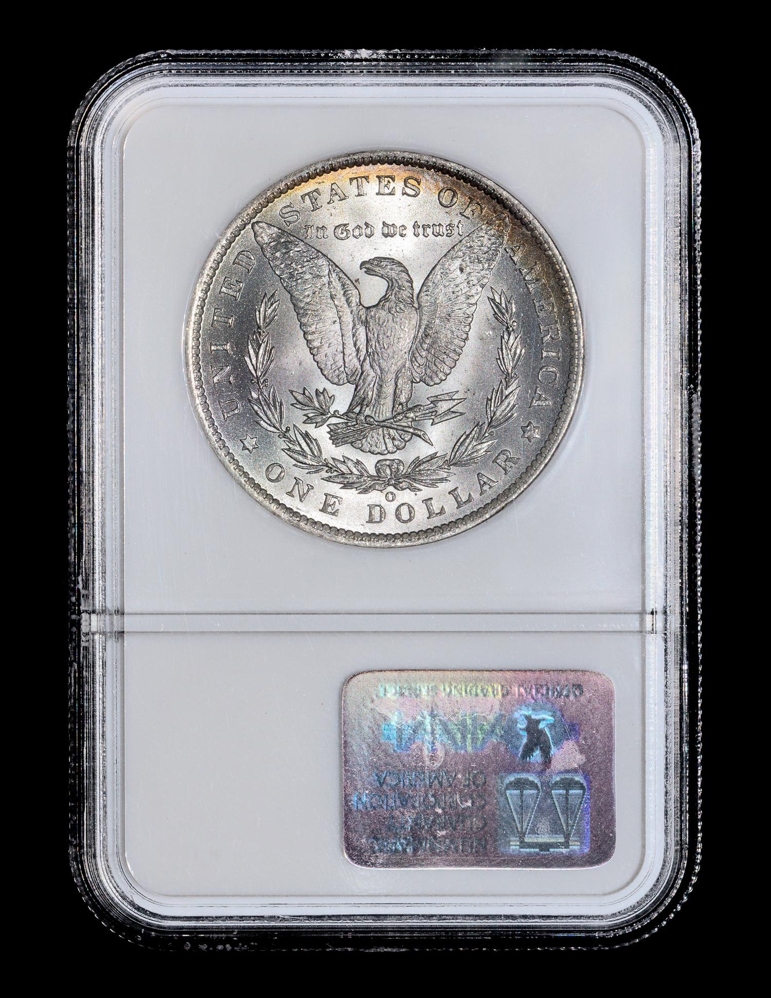 A United States 1885-O Morgan Silver $1 Coin — NGC graded MS66