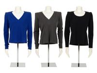 Three Givenchy Haute Couture Knit Tops, 1980-90s
